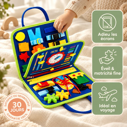 Busy board Montessori qui fait oublier les ÉCRANS (4 pages)