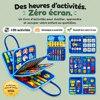 Busy board Montessori qui fait oublier les ÉCRANS (4 pages)